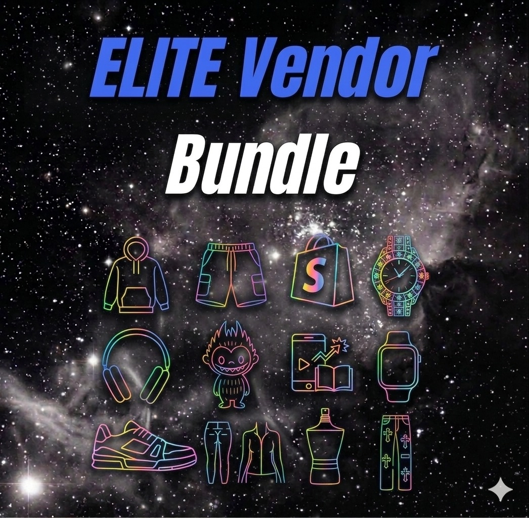 Elite Supplier Bundle(4000+ Vendors) + Reselling Guide
